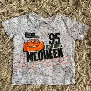Disney Pixar Cars Lightning McQueen Tee Shirt Size 12M